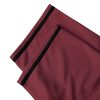 Blank Baseball Jersey, Short Sleeve Plain Jersey Shirt Sports Hip Hop for Men Women(X-Large, Claret)