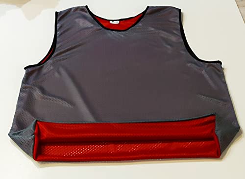 Pinnies Sport Child Youth Teen Adult 2-Color Reversible Bibs Soccer Basketball Football Scrimmage Team Jersey