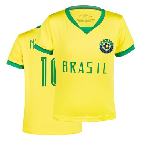 Kids Soccer Jersey Kit for Boys & Girls- Breathable & Quick-Dry - Youth Soccer Football Training Gifts (2T-14Y)