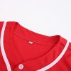 Mens Button Down Plain Baseball Jersey, Blank Softball Team Uniform, Hip Hop Hipster Short Sleeve Active Shirts