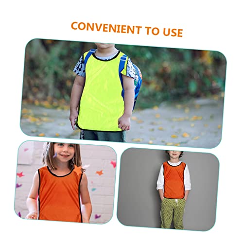 12Pcs Breathable Sports Vests with Open Sides Lightweight Soccer Pinnies for Youth Team Practice Basketball Football Outdoor