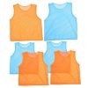 6Pcs Soccer Training Pinnies Breathable Sports Vests for Adults 61x55CM Reusable Basketball Practice Jerseys Lightweight Team