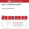 Chest Protector Baseball Heart Guard Sternum Protection for Adults. Compression Shirt with HEX Padded Shirt