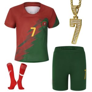 Boy's Soccer Jerseys for Kids Outdoors Football Team Training Uniform Kit Boys Girls Youth Child Sport Fan Jersey
