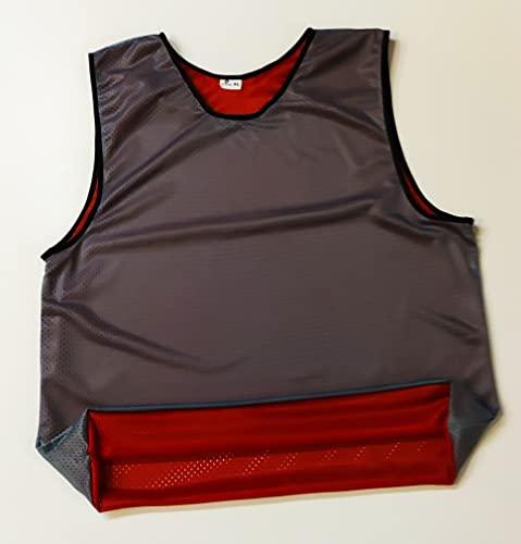 Pinnies Sport Child Youth Teen Adult 2-Color Reversible Bibs Soccer Basketball Football Scrimmage Team Jersey