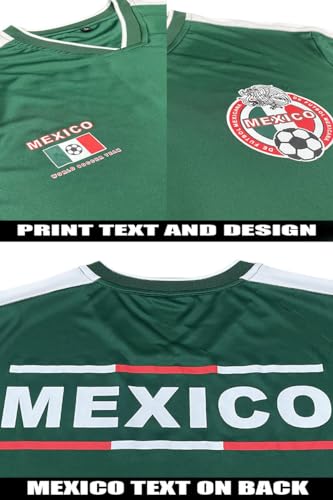 National Mexico Soccer Jersey World Futbol Cup Team Sports Uniform Futsal Athletic Top Shirt