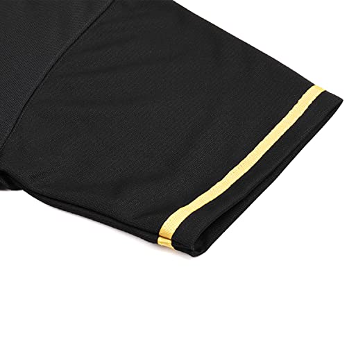 DEHANER Plain Blank Baseball Jerseys for Men Women Adult Hip Hop Hipster Button Down Shirts Sports Uniforms Outfits