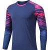 Boys Soccer Goalkeeper Jersey Football Competition Team Uniform Running Training Long Sleeve Shirts