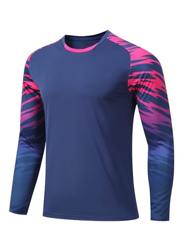 Boys Soccer Goalkeeper Jersey Football Competition Team Uniform Running Training Long Sleeve Shirts