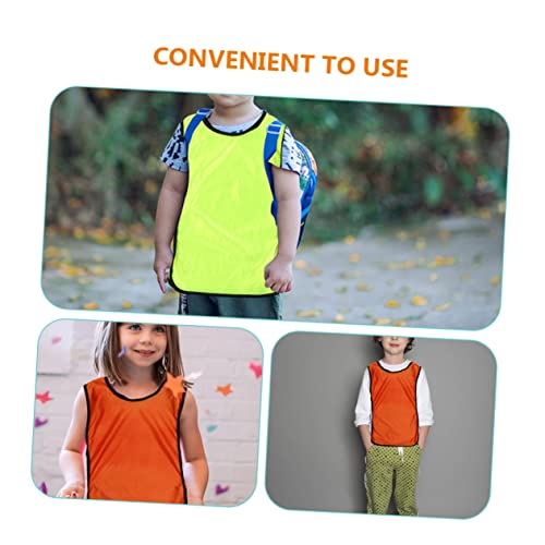12Pcs Basketball Training Vests Breathable Soccer Pinnies Team Sports Jerseys Lightweight Polyester for Football Volleyball