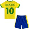 Kids' Argentina Portugal National Team Soccer Jersey Set Number 10 7, Youth Football Shirt Shorts for Training Match