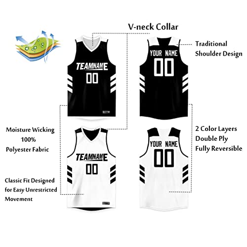 41HxhNsItL.jpg Custom Men Boy Basketball Jerseys Printed Reversible Mesh Performance Athletic Blank Team Uniforms for Sports