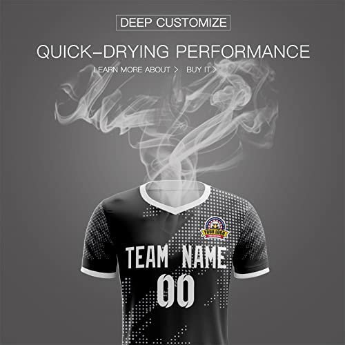 Personalized Soccer Jersey Shorts Custom Adult Youth Soccer Shirts with Team Name Number Logo