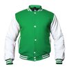 Kids Baseball Jackets Boys Girls Fit Varsity Jacket Casual Team Uniform Plain Button School Coat