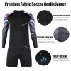 Soccer Goalie Jersey and Shorts Set for Boys,Long Sleeve Goalie Uniform Kit for Kids and Youth