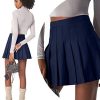 41IgIueoTcL.jpg Pleated Mini Skirt High Waisted Tennis Skirts Skorts for Women Girls School Uniform Dress Cheer Skirt with Shorts,2T-4XL