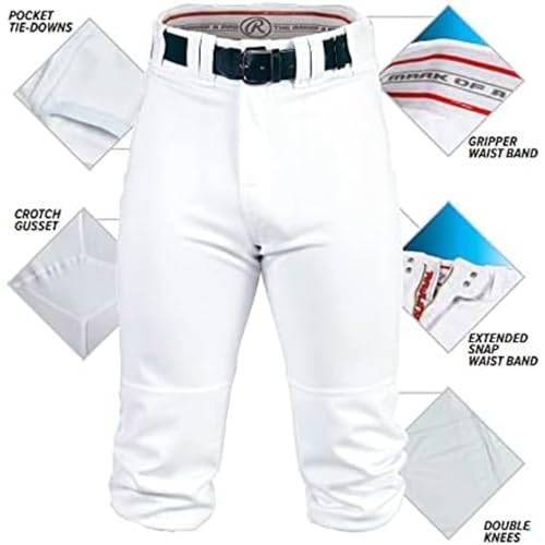 | PRO 150 Series Baseball Pants | Knicker Fit | Adult Sizes | Solid | Multiple Colors