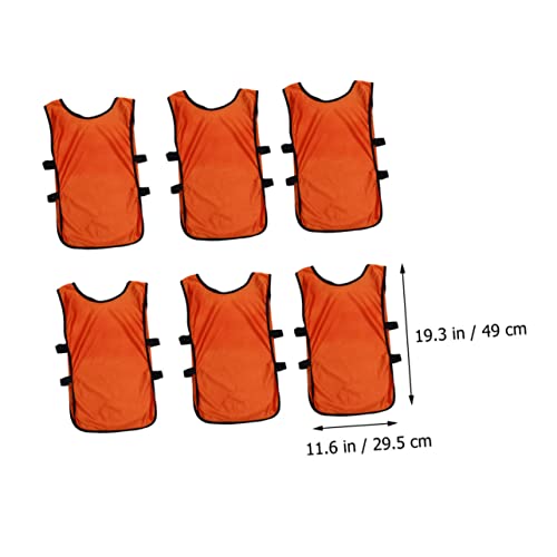 12Pcs Sports Vests Quick Dry Soccer Pinnies Breathable Team Practice Jerseys with Open Sides for Boys and Lightweight Washable
