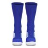 Custom Team Number Crew Socks | Youth & Adult Athletic Socks Blue | Choose Your Number