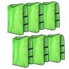 6 Pcs Soccer Pinnies Scrimmage Vest Hockey Basketball Team Practice Jersey Lightweight Sport Bibs for Youth Adult
