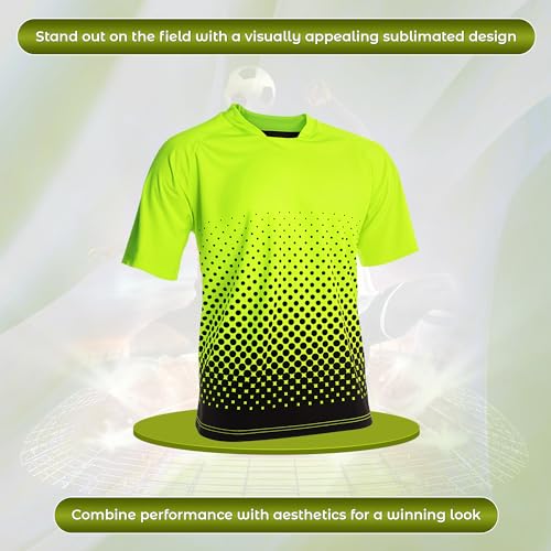 Ventura Short Sleeve Goalkeeper Jersey – Lightweight, Moisture-Wicking, Sublimated Design for Adult Soccer Goalies