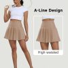 Pleated Skirts for Women Tennis Skirt with Shorts High Waisted Mini Skirt Athletic Golf Skirts Uniform Cheer Dress