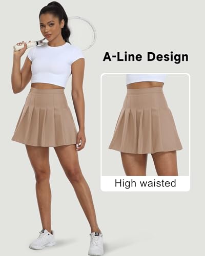 Pleated Skirts for Women Tennis Skirt with Shorts High Waisted Mini Skirt Athletic Golf Skirts Uniform Cheer Dress