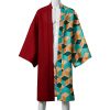 Mens Tomioka Giyuu Cosplay Costume Anime Haori Halloween Outfit Robe Kimono