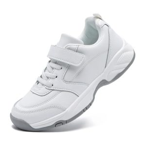 Unisex-Child Tennis Sneakers School Cheer Shoes for Boys Girls Non Slip Casual Uniform Dress Shoes for Little Kid/Big Kid