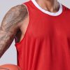 1 Set of Men's Reversible Basketball Jersey and Shorts, Double-Sided Custom Athletic Uniforms for Team Sports Practice