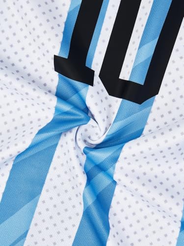 Boys' Soccer Jersey Youth Football Uniform Sports Shirt Kit for Kids Age 4-14,Soccer Birthday Gift