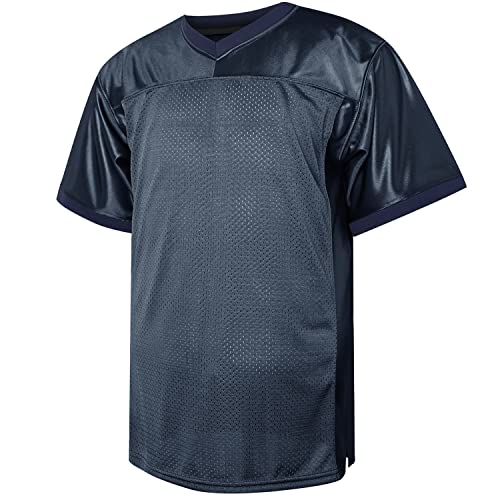Blank Football Jersey,90s Hip Hop Sports Mesh Practice Plain Football Shirt