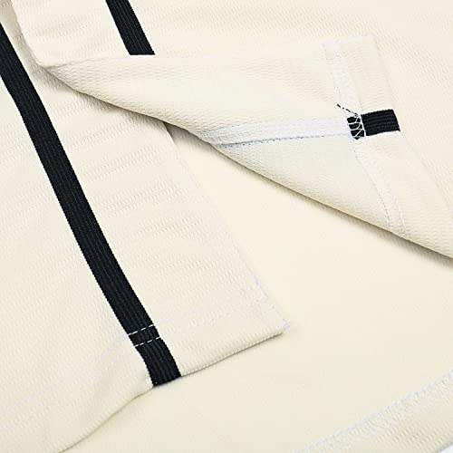 DEHANER Plain Blank Baseball Jerseys for Men Women Adult Hip Hop Hipster Button Down Shirts Sports Uniforms Outfits