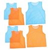 6Pcs Soccer Training Pinnies Breathable Sports Vests for Adults 61x55CM Reusable Basketball Practice Jerseys Lightweight Team