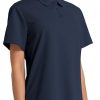 5 Pack Women's Polo Shirts Short Sleeve 3 Buttons Collared Uniform Tops Moisture-Wicking T-Shirts for Work & Casual