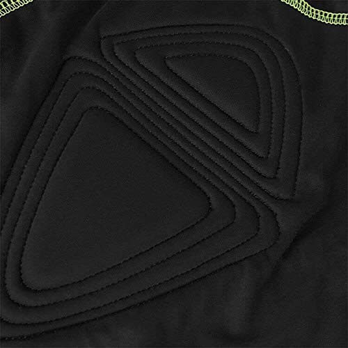 Soccer Goalie Jersey Padded Uniform Kit - Goalkeeper Jersey, Shorts, Socks - Mens Football Padded Shirt Kids/Adult size