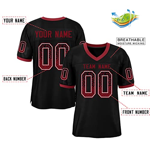 Custom Football Jersey, Personalize Football Practice Uniform, Design Any Name and Number for Your Event or Team