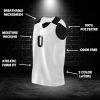 Reversible Basketball Jersey Team Set for Men with Numbers | Complete Team Set for Games or Scrimmage | Black and White |