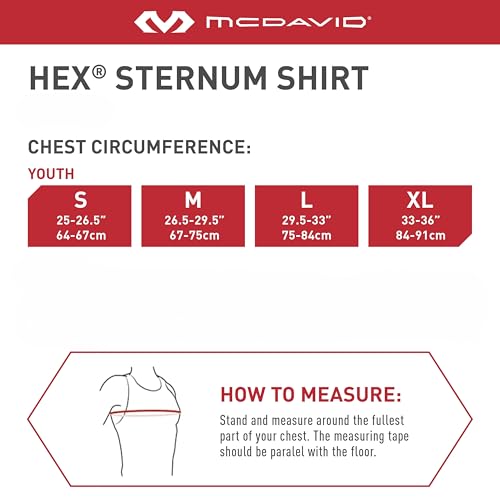 Youth Chest Protector Baseball Heart Guard Sternum Protection Compression Shirt. HEX Padded Shirt