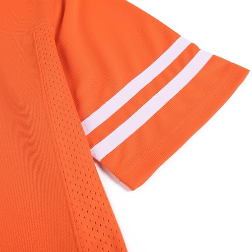 Plain Men's Football Jerseys for Unisex V-Neck Fitness T-Shirts Workout Outfits Casual Party Tops