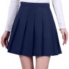 41dvkWhCTpL.jpg Pleated Mini Skirt High Waisted Tennis Skirts Skorts for Women Girls School Uniform Dress Cheer Skirt with Shorts,2T-4XL