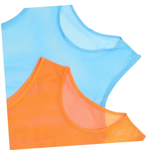 6Pcs Soccer Training Pinnies Breathable Sports Vests for Adults 61x55CM Reusable Basketball Practice Jerseys Lightweight Team