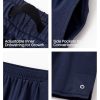 Boys Shorts with Pockets, Quick-Dry Breathable Shorts for Running Soccer Basketball, Sports Team Uniform for Kids Teen