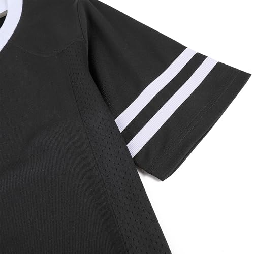 American Football Jerseys for Men Unisex Replica Plain Workout Sport Game Shirts Casual Outwear