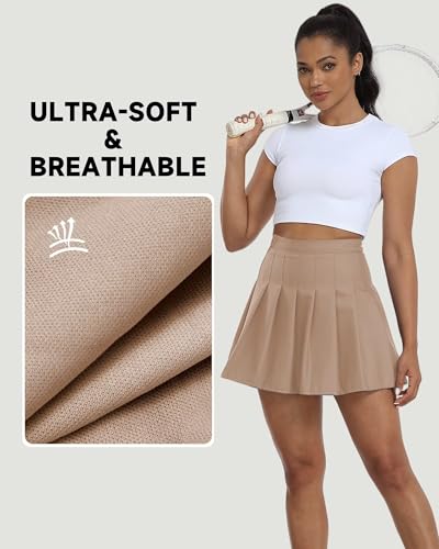 Pleated Skirts for Women Tennis Skirt with Shorts High Waisted Mini Skirt Athletic Golf Skirts Uniform Cheer Dress