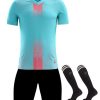Men's Soccer Jersey and Shorts Quick Dry Youth Team Training Uniform with Socks