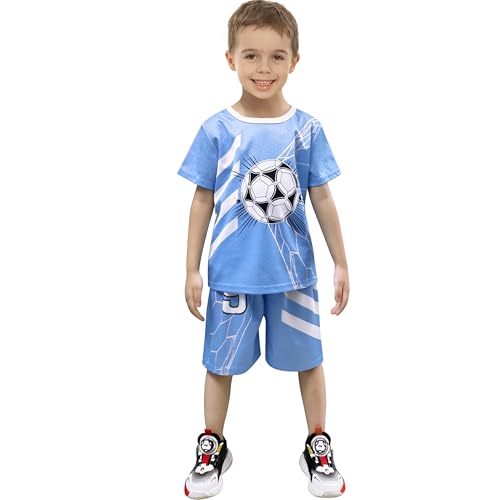 Boys Soccer Jerseys Kids Jersey Outfits Youth Football Training Uniform Fans Basketball Sport Short Set