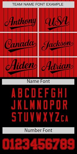 Custom Stripe Baseball Jersey Button Down Shirts Team Uniform Personalized Stitched Name Number Logo
