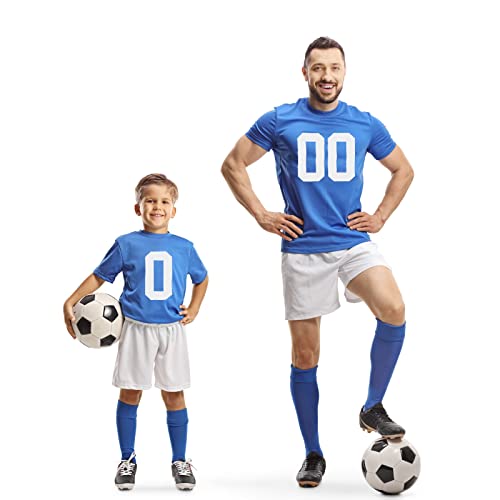 Iron on Number 0 Heat Transfer 8" White Single Number for Team Uniform, Sports T-Shirt, Football, Basketball, Baseball Pack of 5