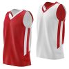 Reversible Men's Mesh Athletic Basketball Jersey Single for Team Scrimmage